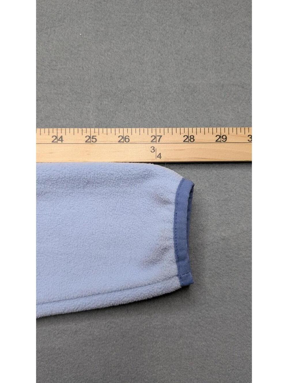 Columbia Jacket Womens Small Blue Fleece Half Snap Pullover Pockets Outdoor - Picture 6 of 9